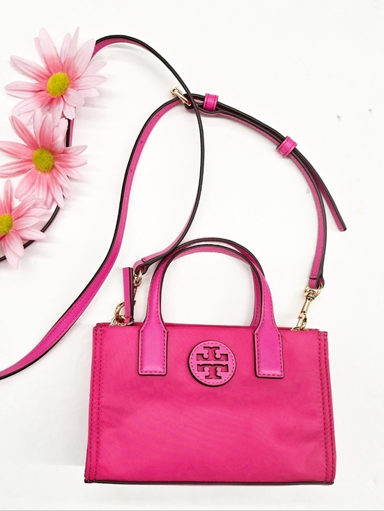 Tory Burch Handbags - NEW Tory Burch Vibrant Pink Mini Ella Bag NWOT